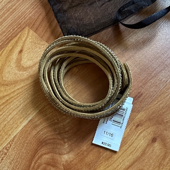 Express Gold and Silver Rhinestone Bracelet Set - Picture 2 of 4